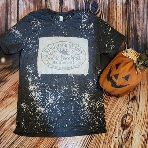 Sanderson Sisters Bleached Bella Canvas Heather Charcoal